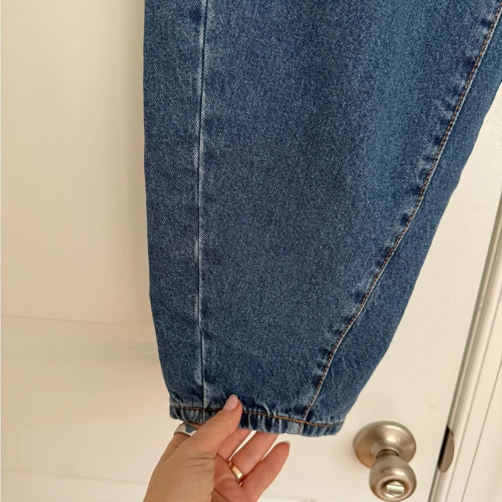 Primark Dark Blue Women's Barrel Cut Jeans - Picture 7 of 8